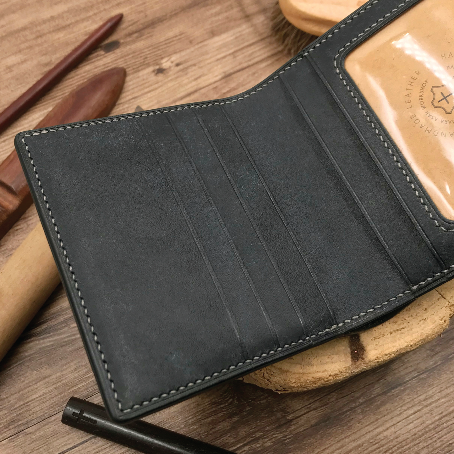 Pueblo Leather | Bifold Mini Wallet | 磨砂牛皮系列 | 兩摺迷你銀包