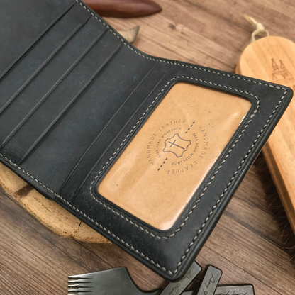 Pueblo Leather | Bifold Mini Wallet | 磨砂牛皮系列 | 兩摺迷你銀包