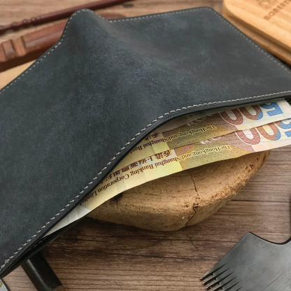 Pueblo Leather | Bifold Mini Wallet | 磨砂牛皮系列 | 兩摺迷你銀包