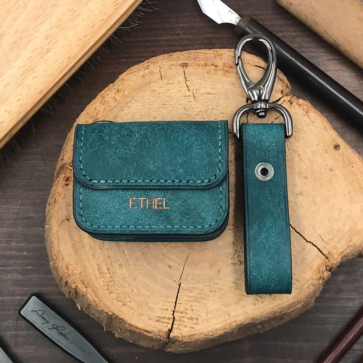 Pueblo Leather | AirPods Case | 磨砂牛皮系列 | 蘋果耳機保護套