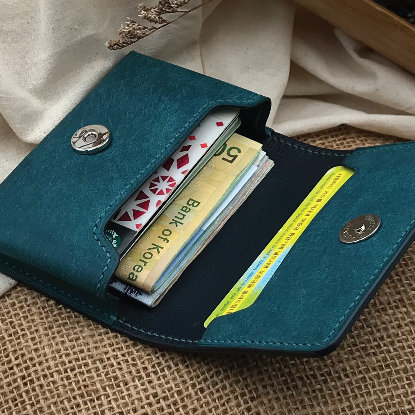 Pueblo Leather | Magnetic Snap Business Name Card Case | 磨砂牛皮系列 | 磁扣開關卡片盒