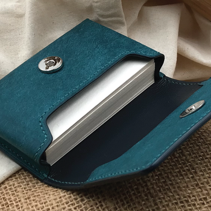 Pueblo Leather | Magnetic Snap Business Name Card Case | 磨砂牛皮系列 | 磁扣開關卡片盒