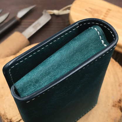 Pueblo Leather | Magnetic Snap Business Name Card Case | 磨砂牛皮系列 | 磁扣開關卡片盒