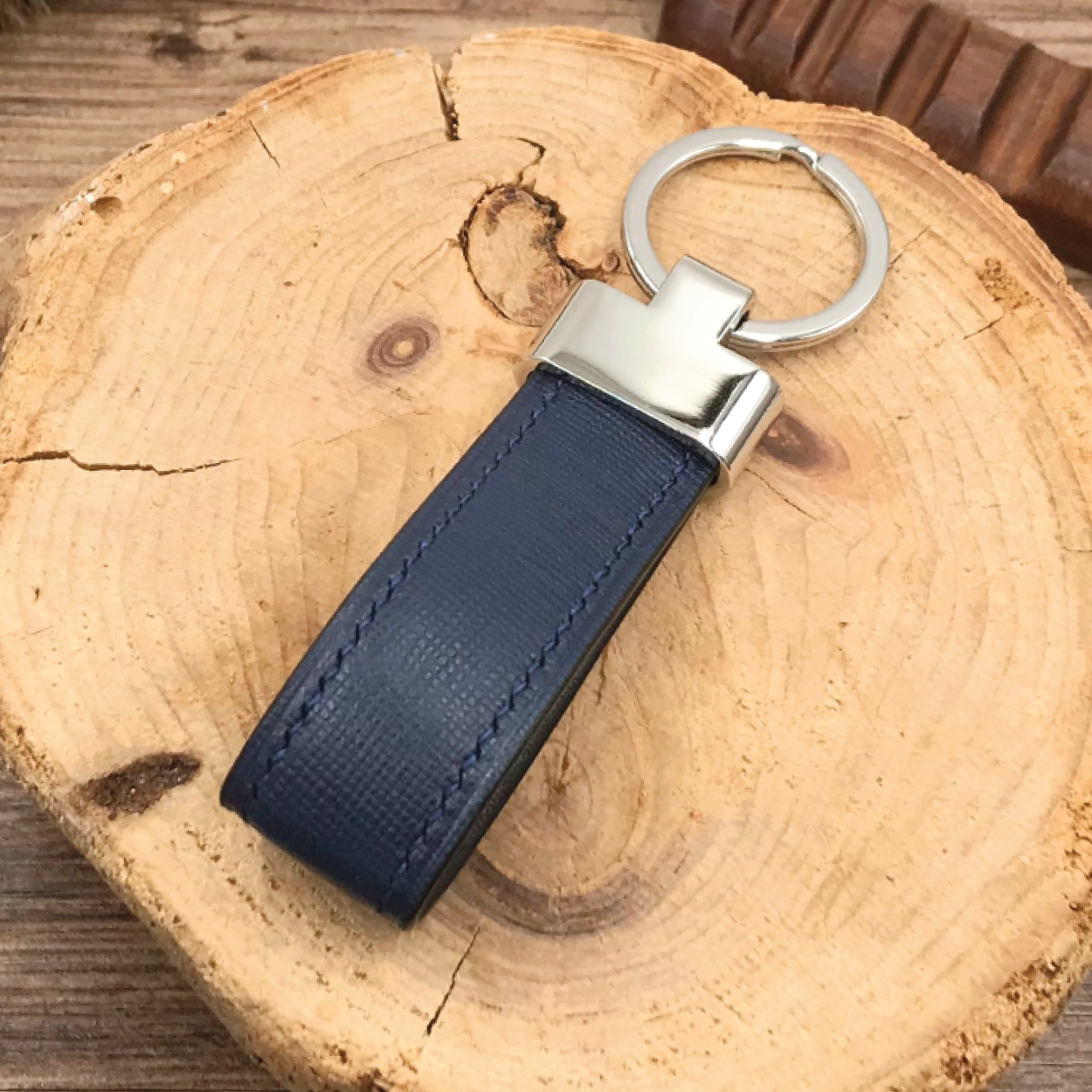 Saffiano Leather | Key Fob