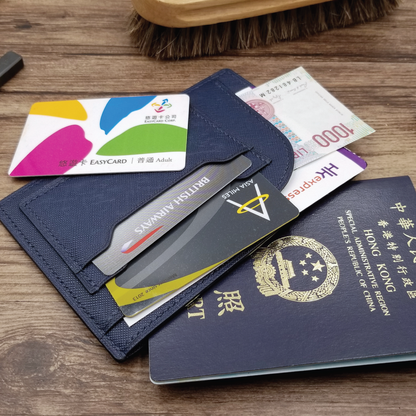 Saffiano Leather | Simple Passport Holder | 十字紋牛皮系列 | 簡約護照套