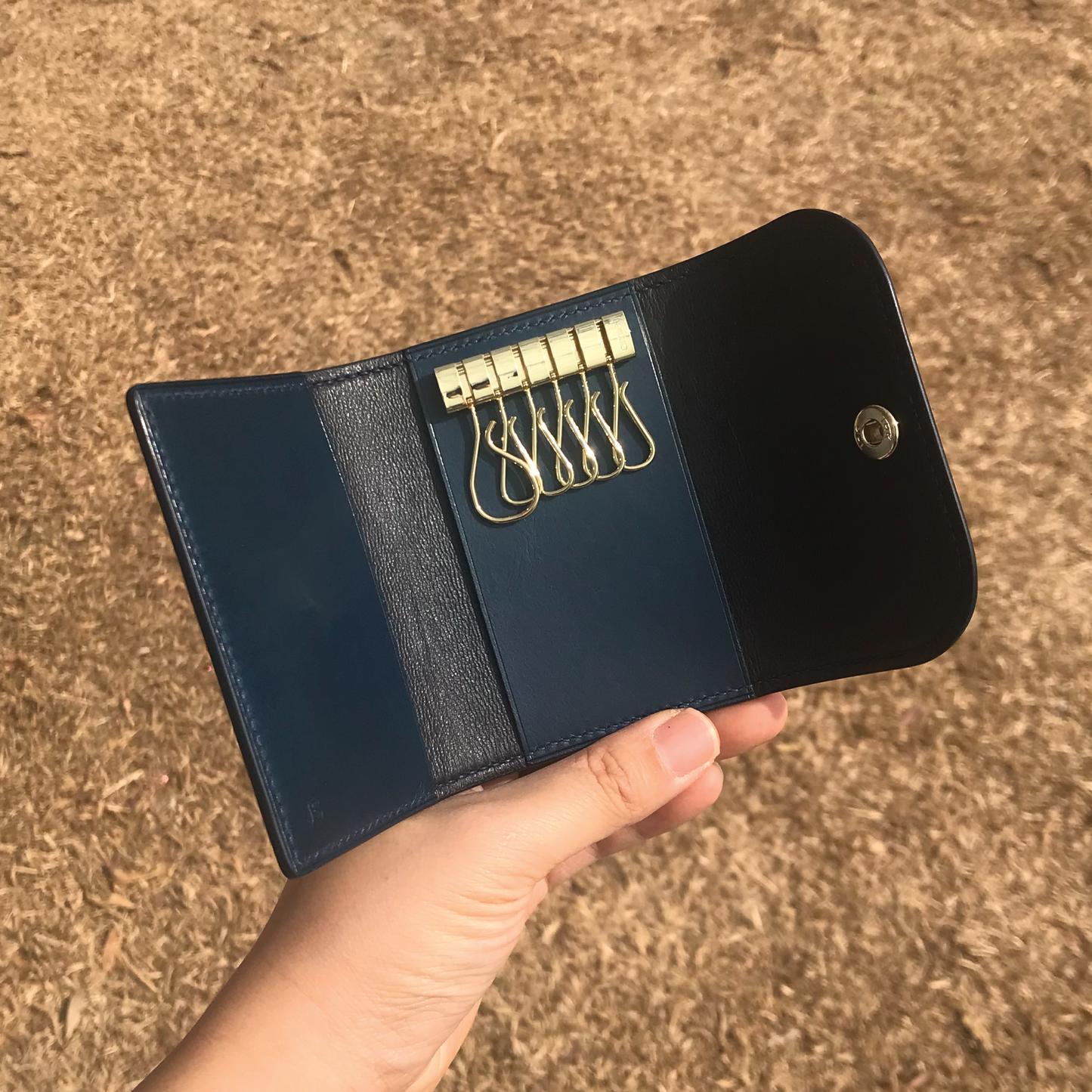 Buttero Leather | Tri-fold Keyholder | 植鞣牛皮系列 | 三摺鎖匙包