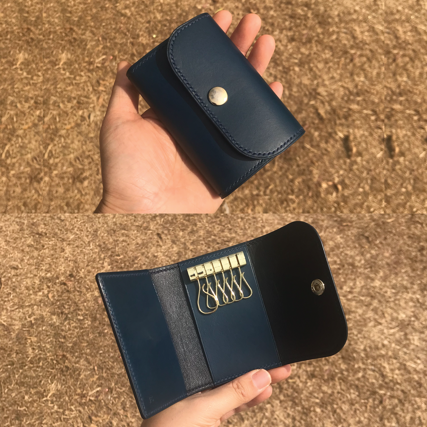 Buttero Leather | Tri-fold Keyholder | 植鞣牛皮系列 | 三摺鎖匙包