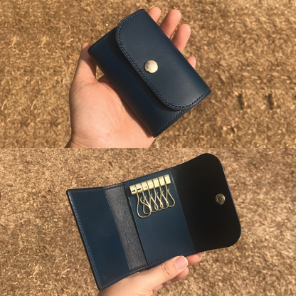 Buttero Leather | Tri-fold Keyholder | 植鞣牛皮系列 | 三摺鎖匙包