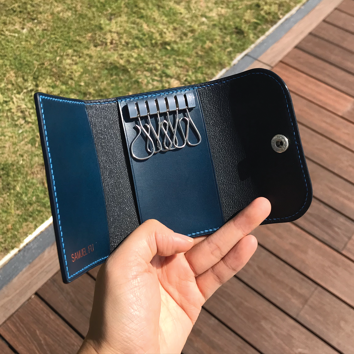 Buttero Leather | Tri-fold Keyholder | 植鞣牛皮系列 | 三摺鎖匙包