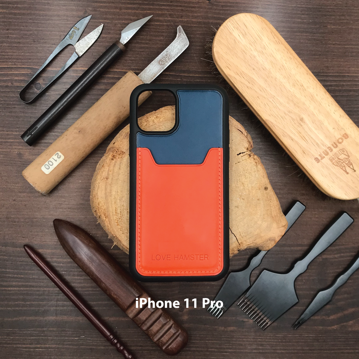 Buttero Leather | Card Slot iPhone Case | 植鞣牛皮系列 | 卡位手機殼