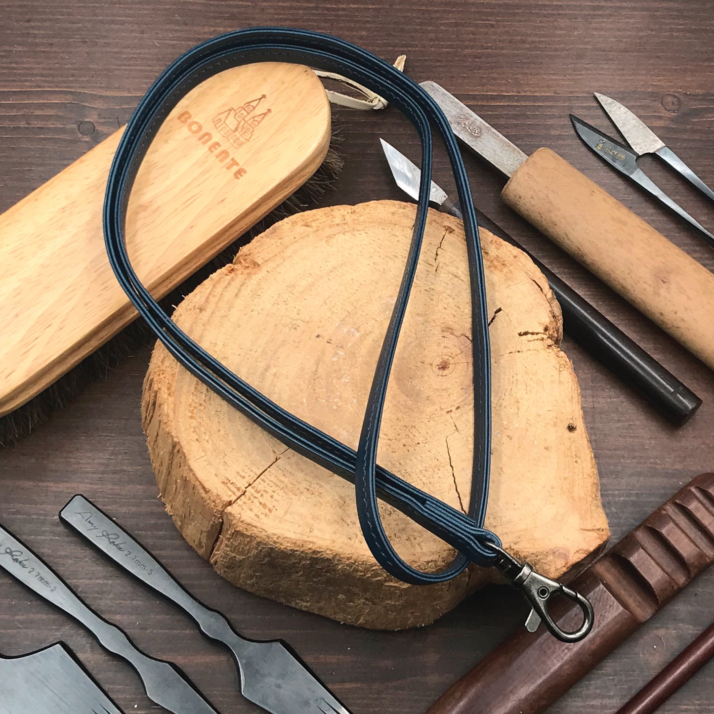 植鞣牛皮系列 | 直立款式掛頸職員卡套