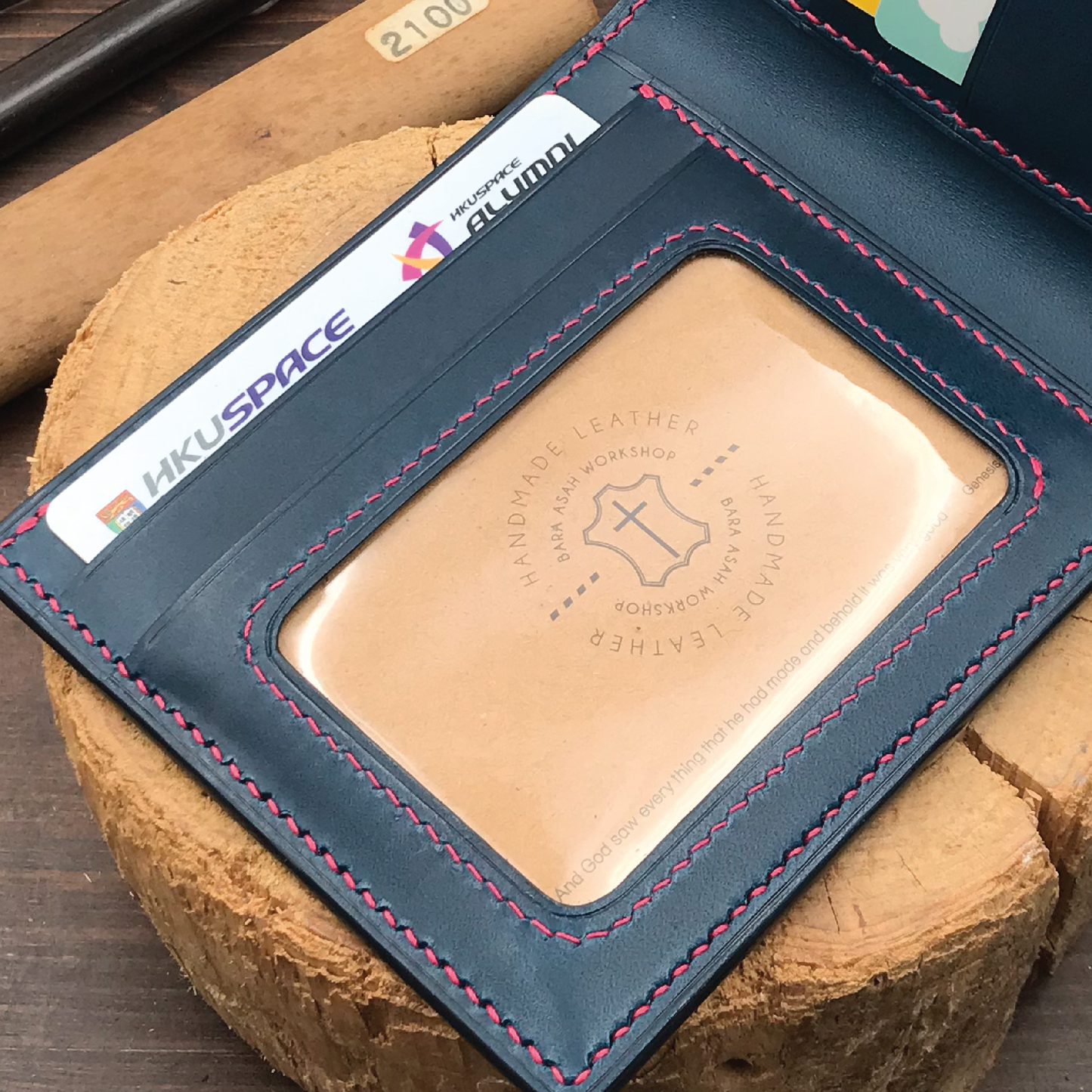 Buttero Leather | Bifold Short Wallet | Card Slot, Photo Slot | 植鞣牛皮系列 | 兩摺短銀包 | 卡位，相位款式