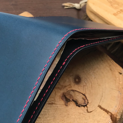 Buttero Leather | Bifold Short Wallet | Card Slot, Photo Slot | 植鞣牛皮系列 | 兩摺短銀包 | 卡位，相位款式