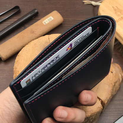 Buttero Leather | Bifold Short Wallet | Card Slot, Photo Slot | 植鞣牛皮系列 | 兩摺短銀包 | 卡位，相位款式