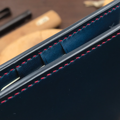 Buttero Leather | Bifold Short Wallet | Card Slot, Photo Slot | 植鞣牛皮系列 | 兩摺短銀包 | 卡位，相位款式