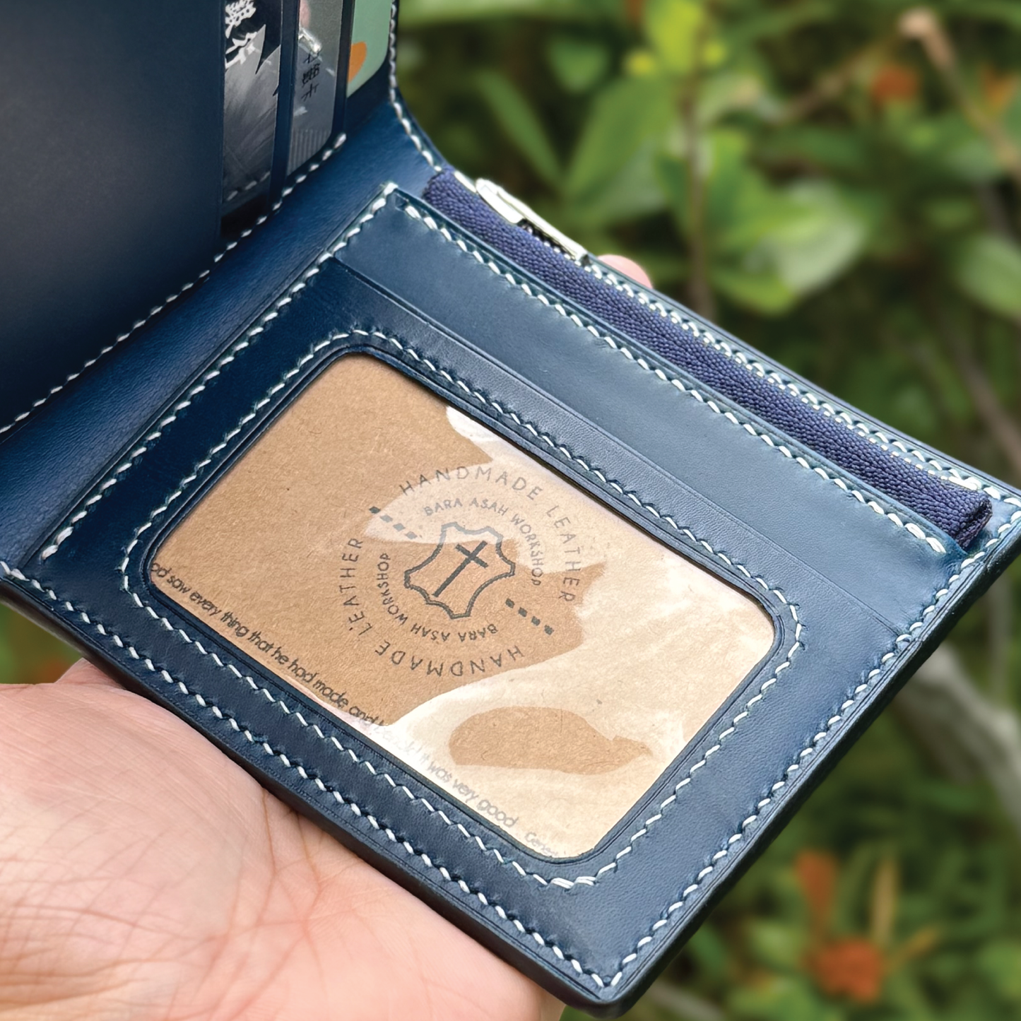 Buttero Leather | Bifold Short Wallet | Zipper Slot Design | 植鞣牛皮系列 | 兩摺短銀包 | 拉鏈包款式