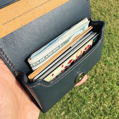 Tochigi Leather | Magnetic Snap Business Name Card Case | 栃木牛皮系列 | 磁扣開關卡片盒