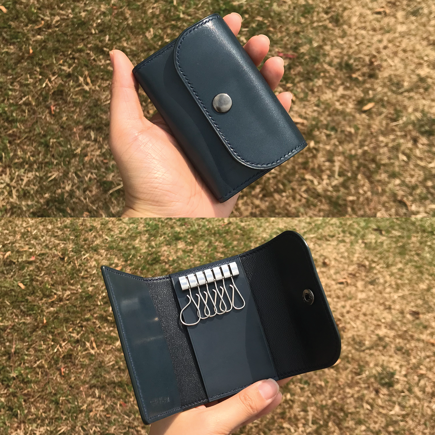 Tochigi Leather | Tri-fold Keyholder | 栃木牛皮系列 | 三摺鎖匙包