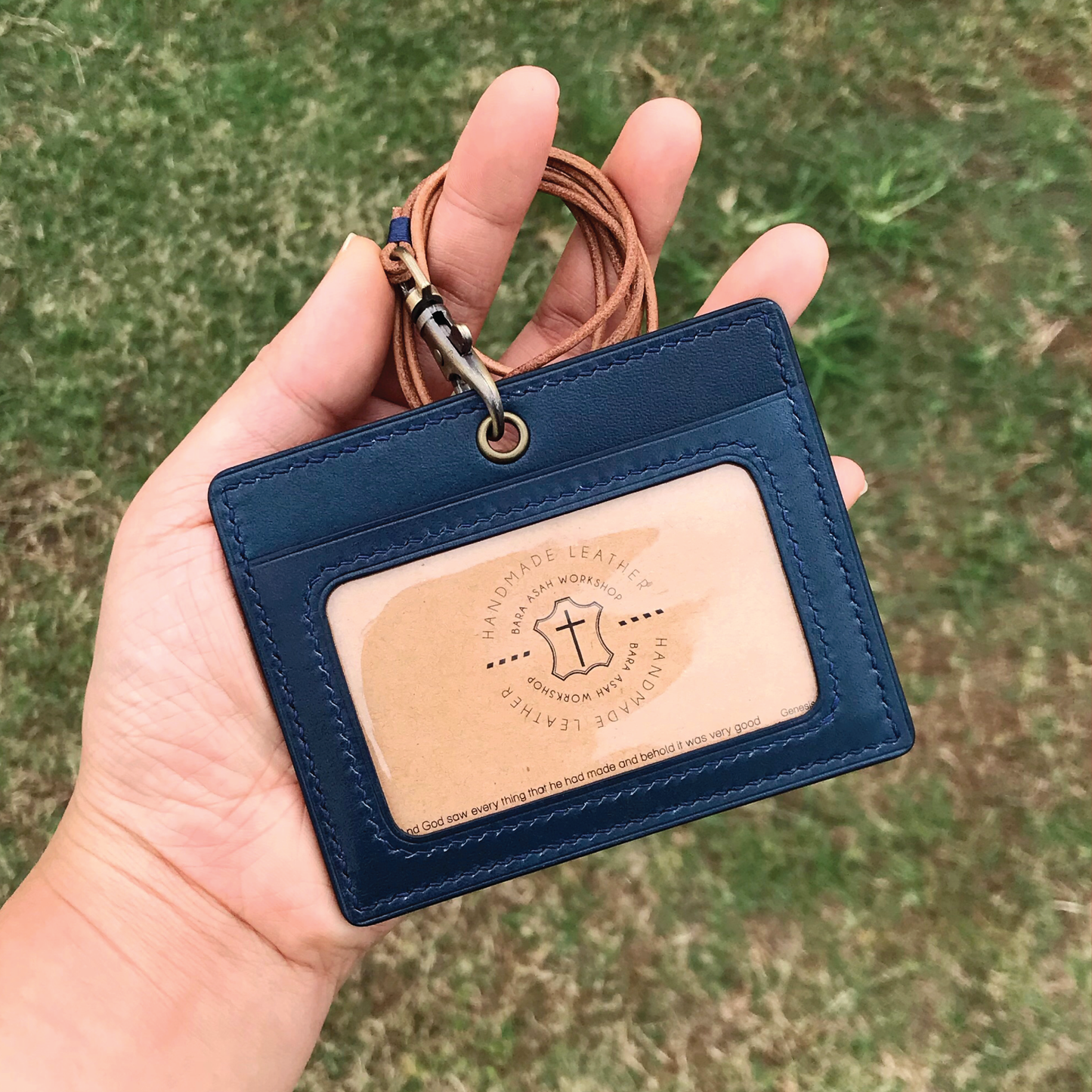 Tochigi Leather | ID Cardholder with Lanyard | Vertical, Horizontal Style | 栃木牛皮系列 | 掛頸職員卡套 | 直款橫款