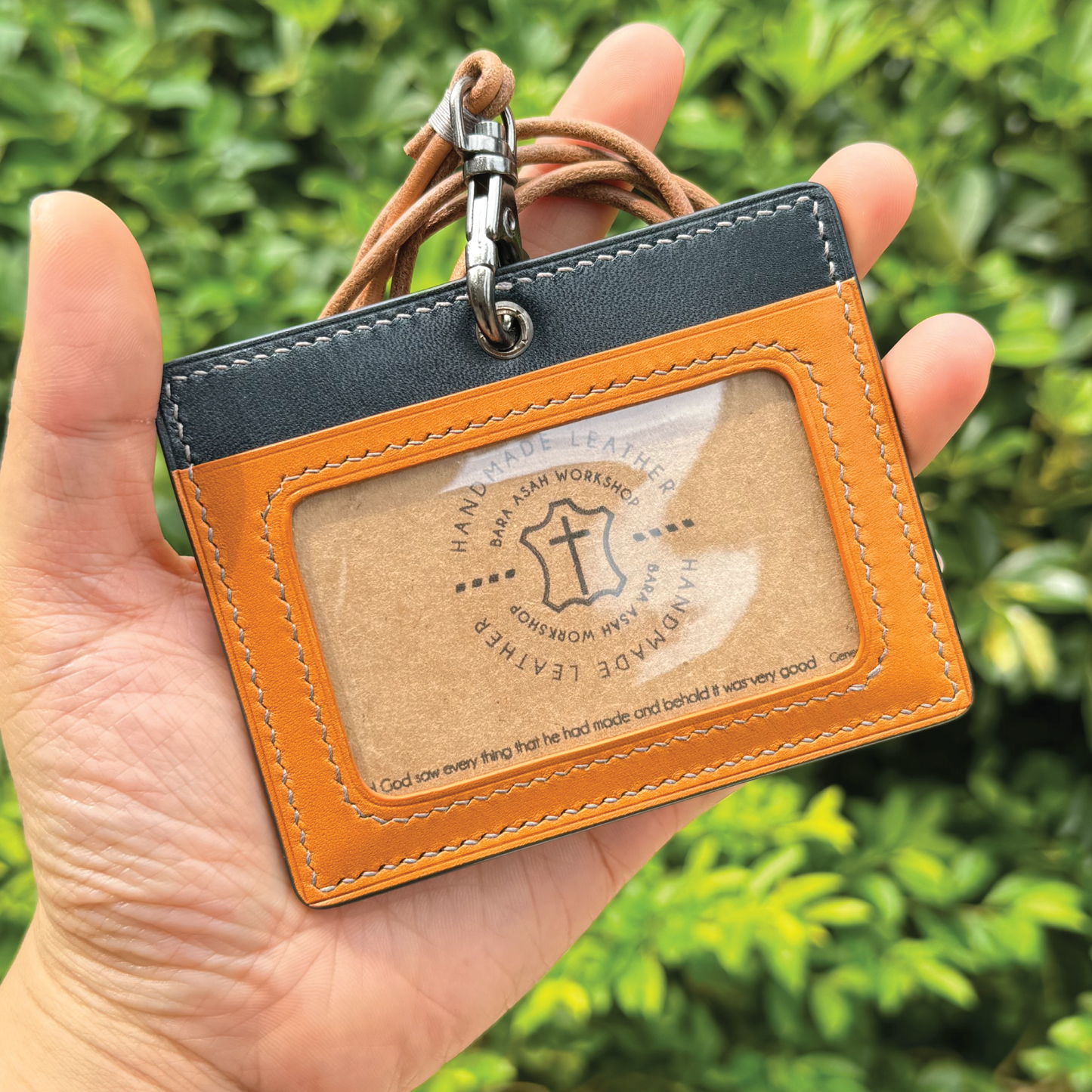 Tochigi Leather | ID Cardholder with Lanyard | Vertical, Horizontal Style | 栃木牛皮系列 | 掛頸職員卡套 | 直款橫款