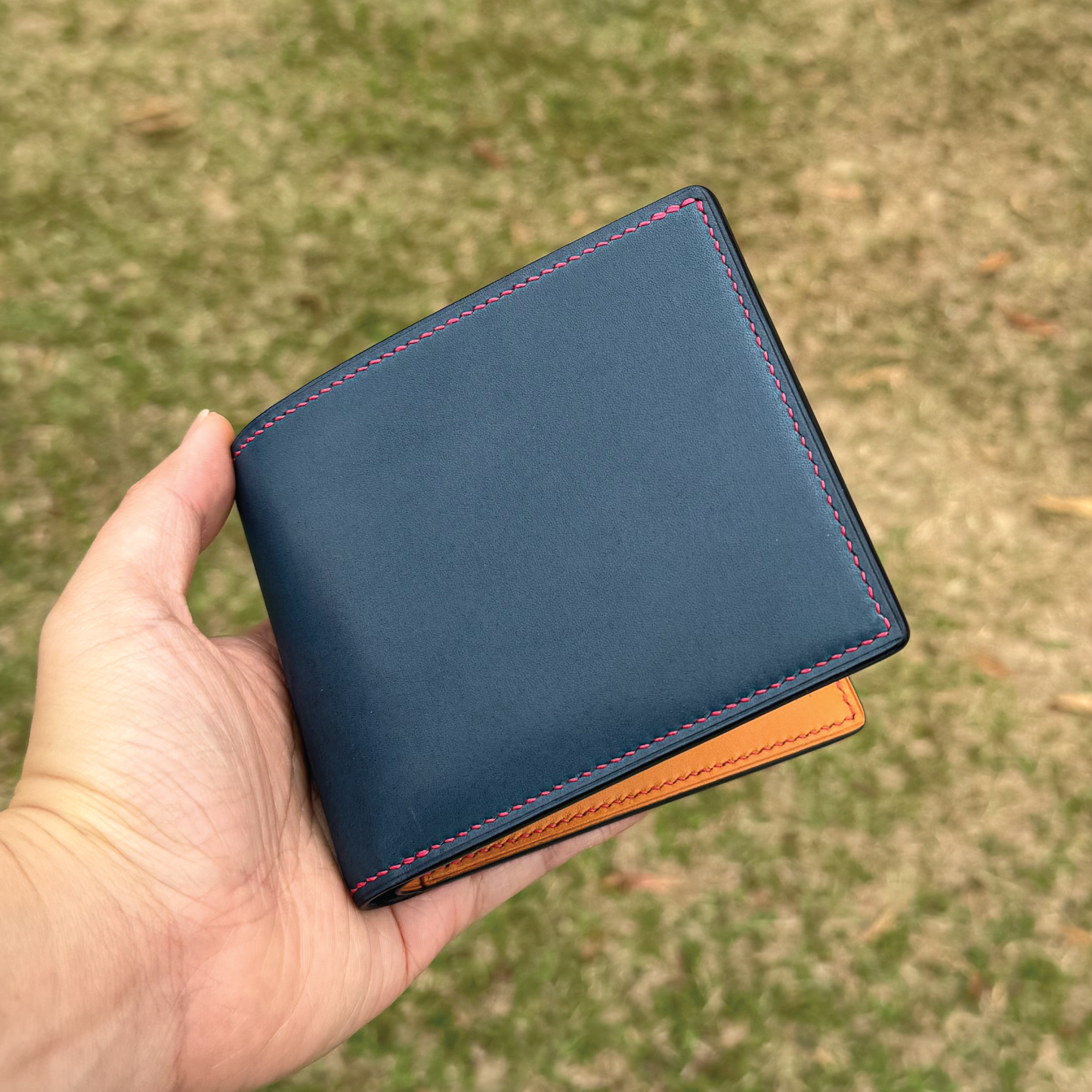 Tochigi Leather | Bifold Short Wallet | Card Slot, Photo Slot | 栃木牛皮系列 | 兩摺短銀包 | 卡位，相位款式