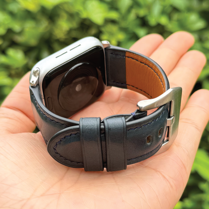 Tochigi Leather | Heavy-Duty Apple Watch Strap | 栃木牛皮系列 | 厚身款iWatch錶帶