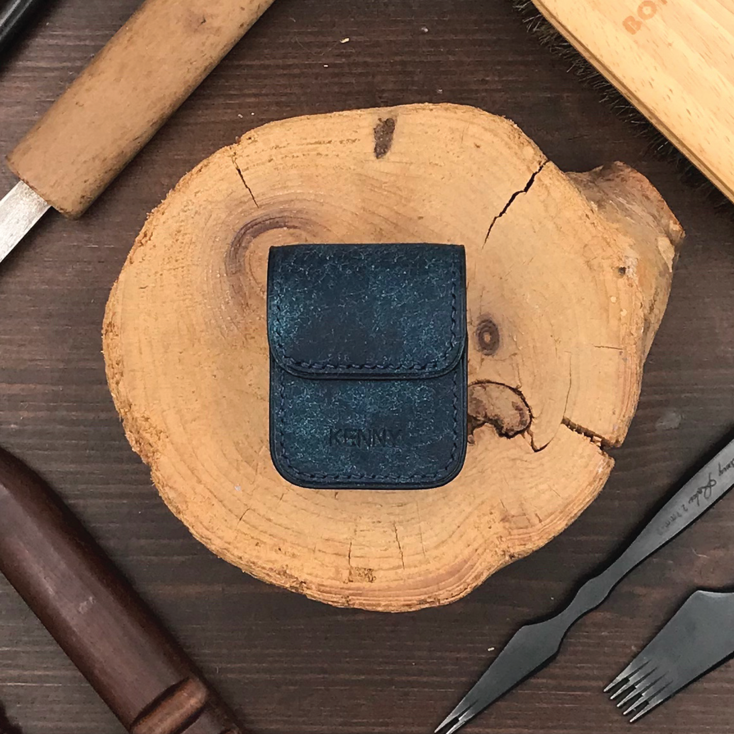 Pueblo Leather | AirPods Case | 磨砂牛皮系列 | 蘋果耳機保護套