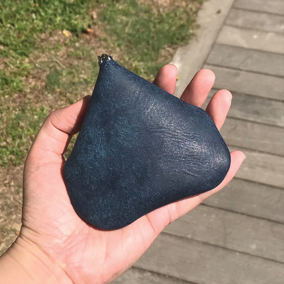 Pueblo Leather | Japanese Onigiri Design Coins Bag