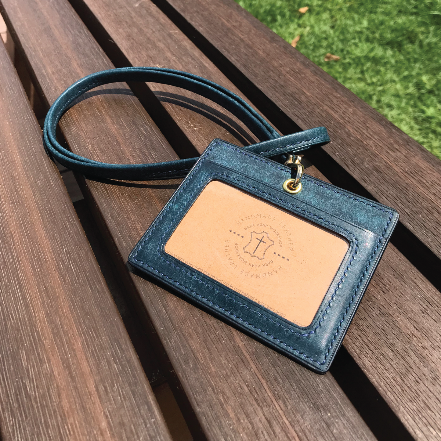 Pueblo Leather | ID Cardholder with Lanyard | Vertical, Horizontal Style | 磨砂牛皮系列 | 掛頸職員卡套 | 直款橫款