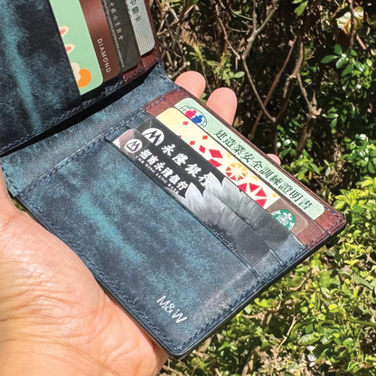 Pueblo Leather | Bifold Short Wallet | Card Slot, Photo Slot