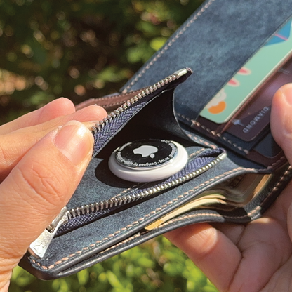 Pueblo Leather | Bifold Short Wallet | Zipper Slot Design | 磨砂牛皮系列 | 兩摺短銀包 | 拉鏈包款式