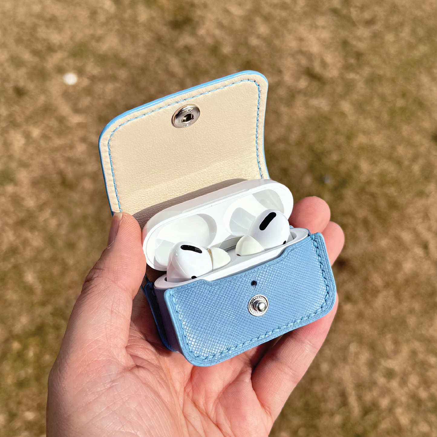 Saffiano Leather | Airpod Case | 十字紋牛皮系列 | 蘋果耳機保護套