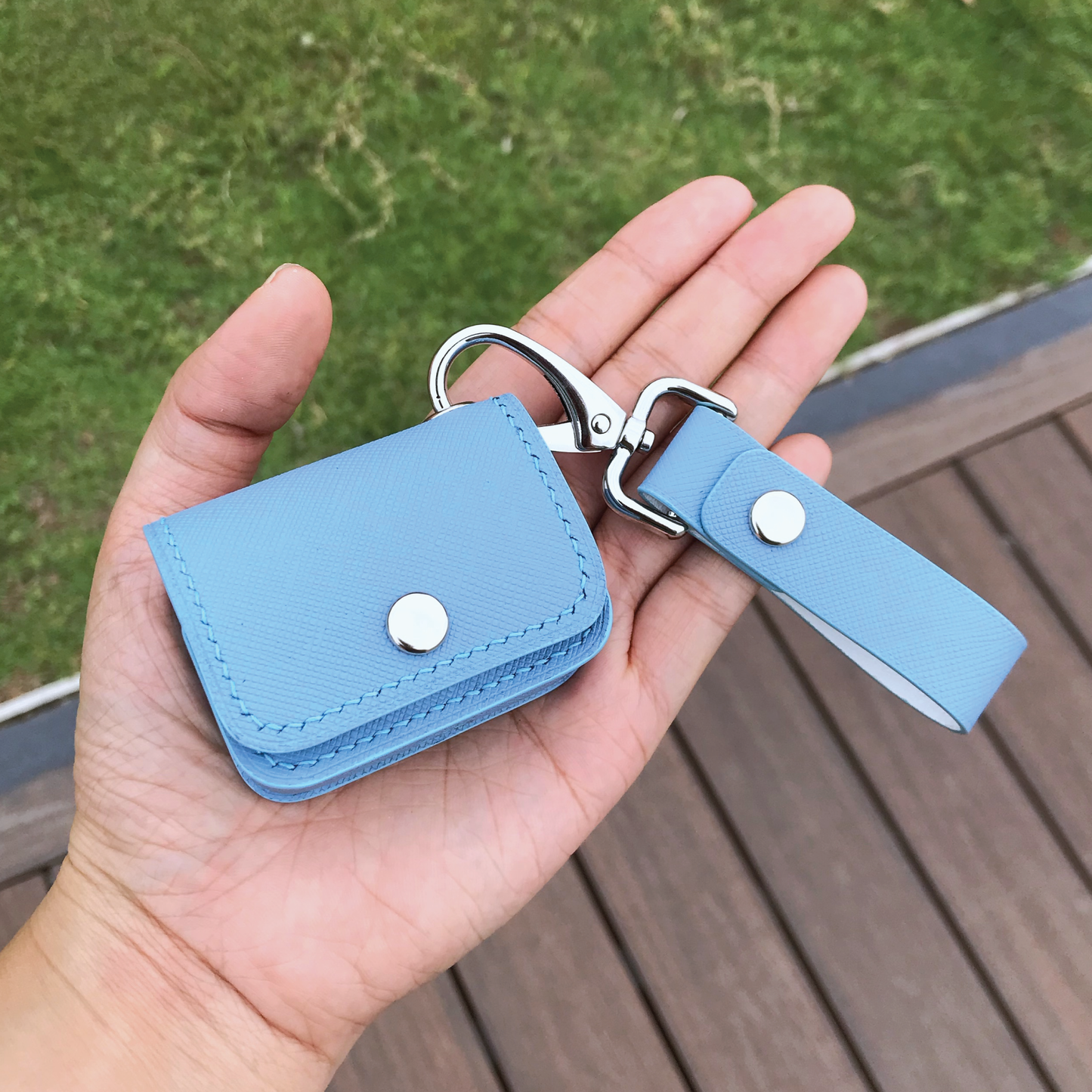 Saffiano Leather | Airpod Case | 十字紋牛皮系列 | 蘋果耳機保護套