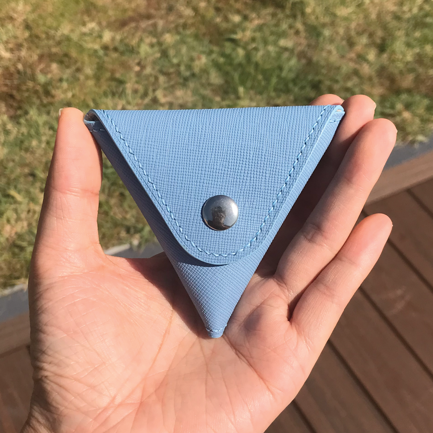 Saffiano Leather | Double-Sided Open Purse