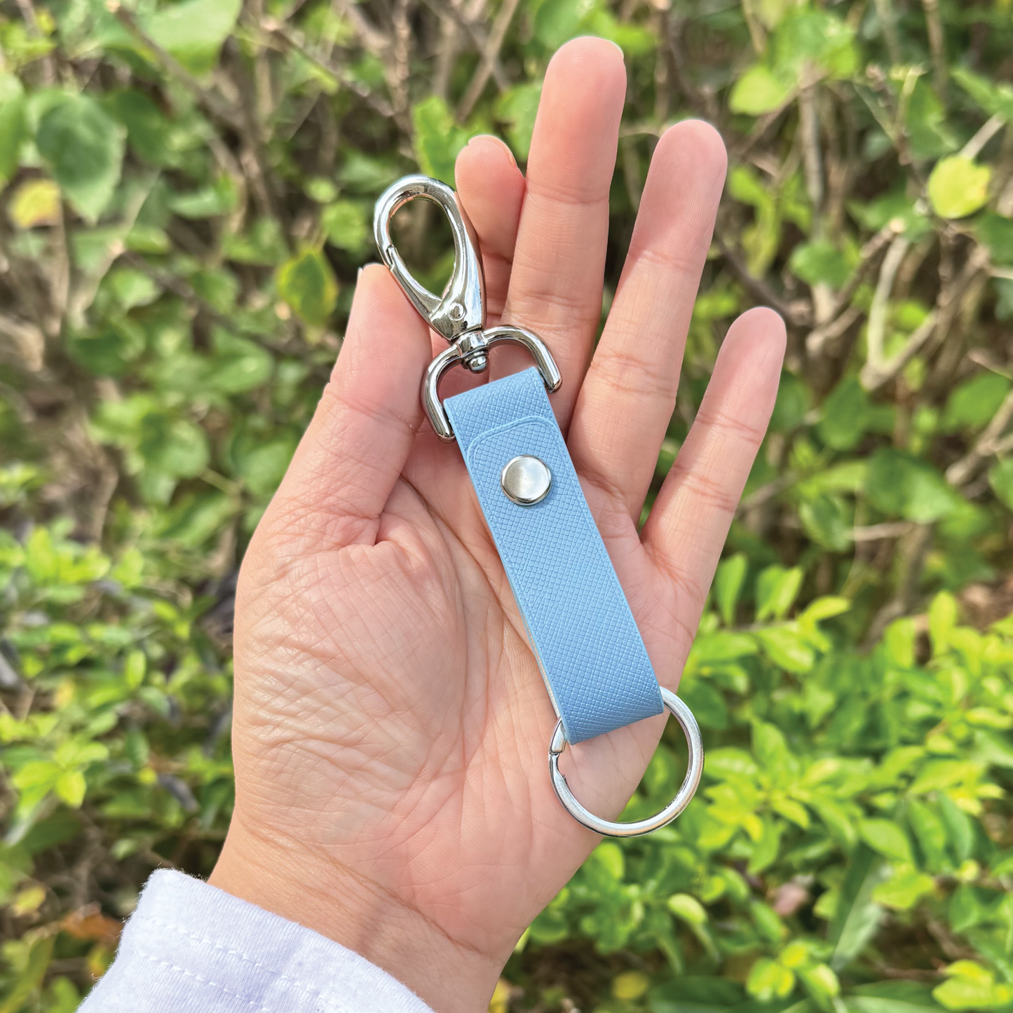 Saffiano Leather | Belt Loop Keyring | 十字紋牛皮系列 | 皮帶鎖匙扣