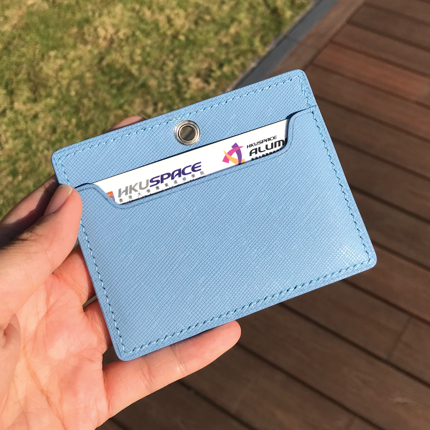 Saffiano Leather | ID Cardholder with Lanyard | Vertical, Horizontal Style | 十字紋牛皮系列 | 掛頸職員卡套 | 直款橫款