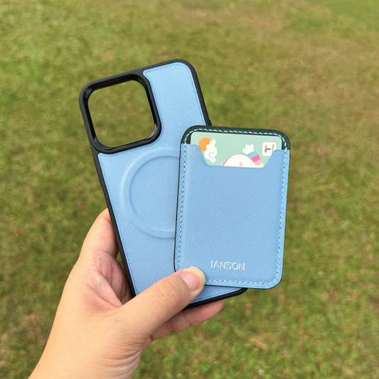 Saffiano Leather | MagSafe Cardholder | 十字紋牛皮系列 | 磁吸卡套