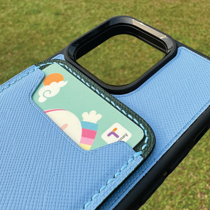 Saffiano Leather | MagSafe Cardholder | 十字紋牛皮系列 | 磁吸卡套