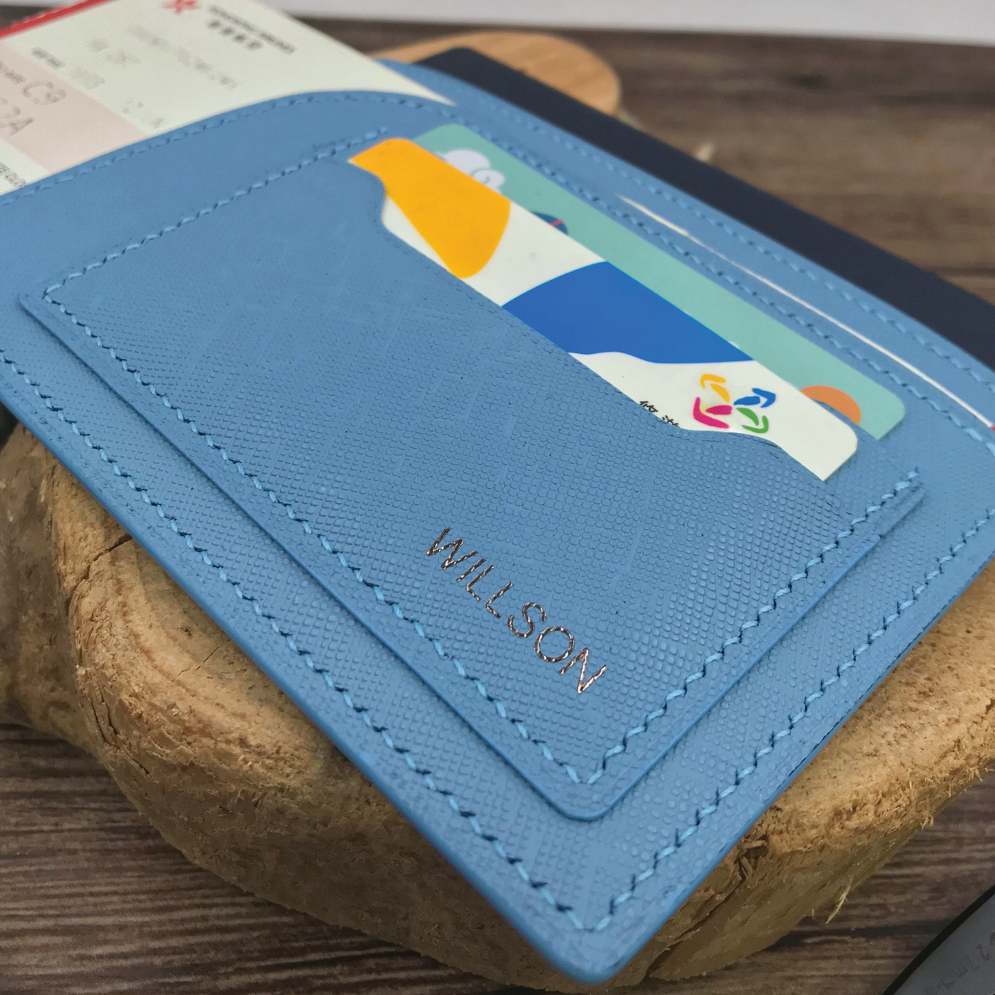 Saffiano Leather | Simple Passport Holder | 十字紋牛皮系列 | 簡約護照套