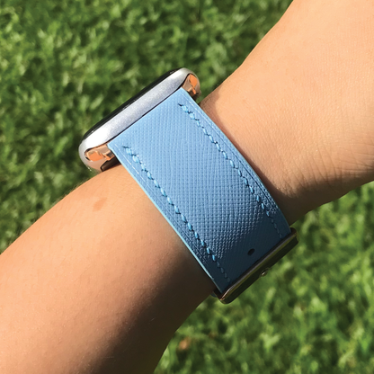 Saffiano Leather | Lightweight Apple Watch Strap | 十字紋牛皮系列 | 輕盈款iWatch錶帶