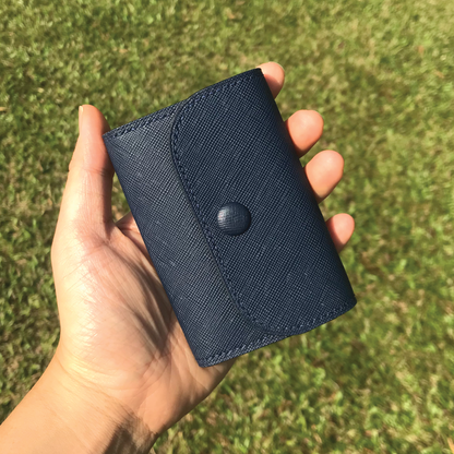 Saffiano Leather | Tri-fold Keyholder | 十字紋牛皮系列 | 三摺鎖匙包