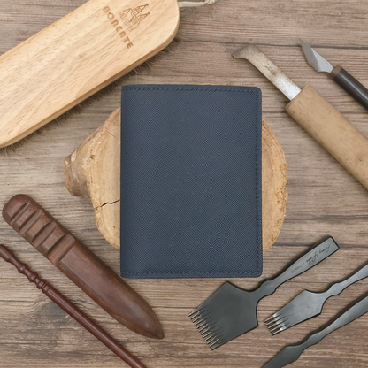 Saffiano Leather | Bifold Medium Wallet | Card Slot, Photo Slot | 十字紋牛皮系列 | 兩摺中銀包 | 卡位，相位款式