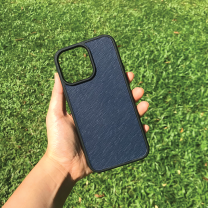 Saffiano Leather | MagSafe Compatible iPhone Case | 十字紋牛皮系列 | 磁吸手機殼