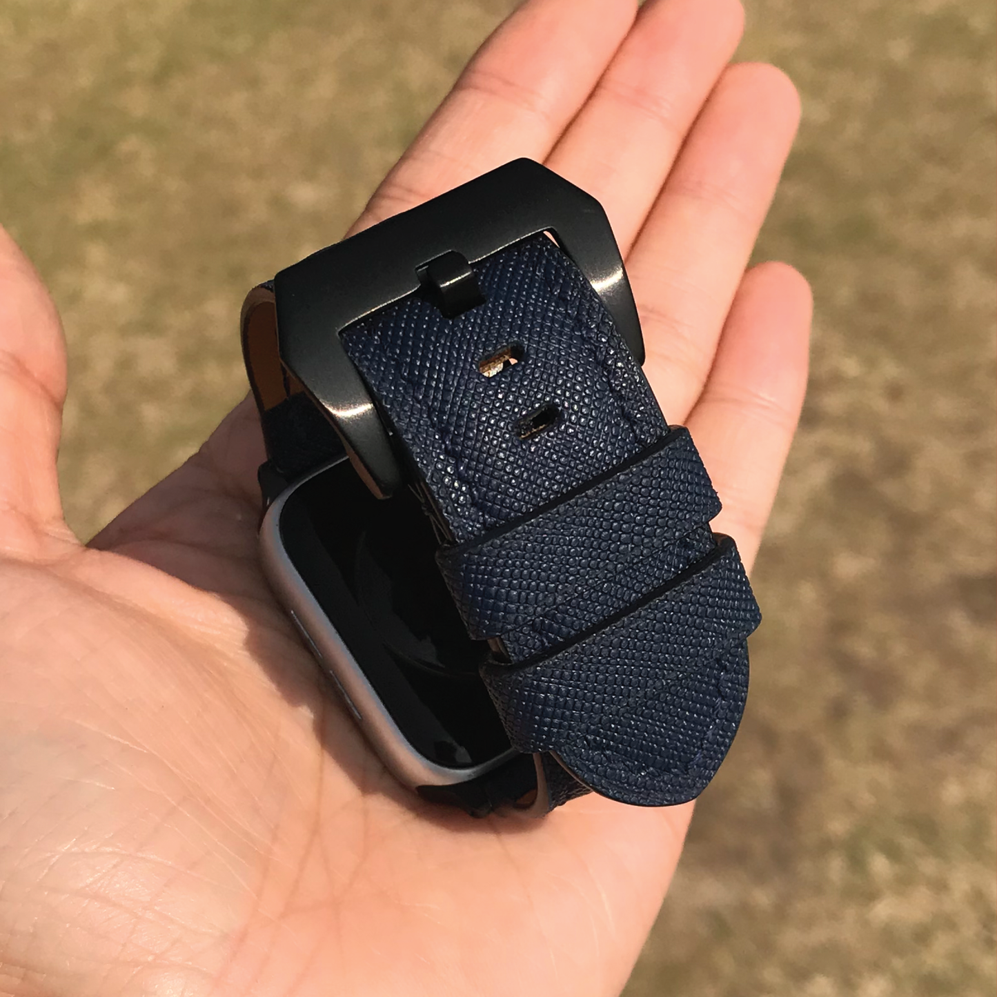 Saffiano Leather | Heavy-Duty Apple Watch Strap | 十字紋牛皮系列 | 厚身款iWatch錶帶