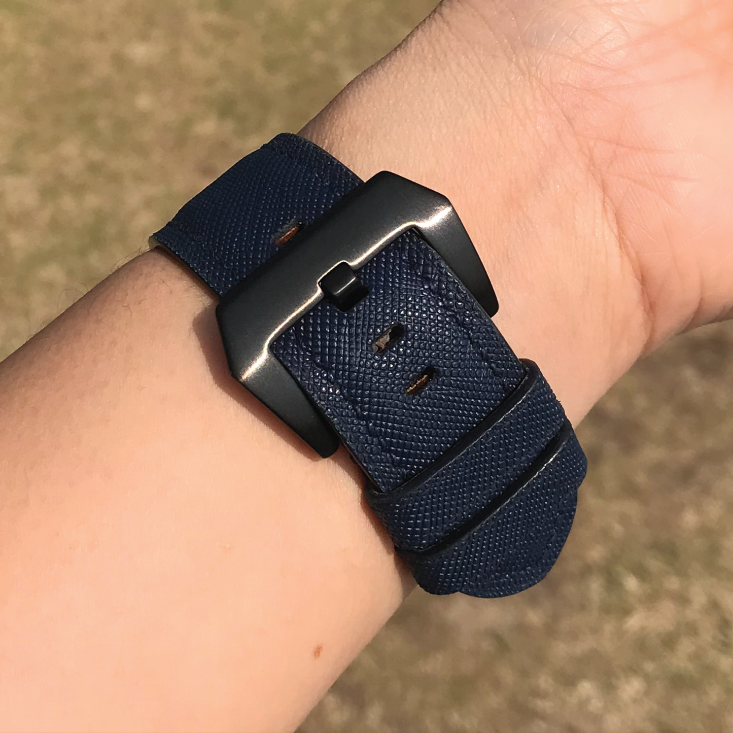 Saffiano Leather | Heavy-Duty Apple Watch Strap | 十字紋牛皮系列 | 厚身款iWatch錶帶