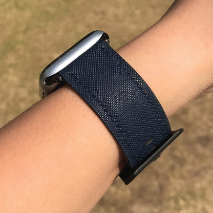 Saffiano Leather | Heavy-Duty Apple Watch Strap | 十字紋牛皮系列 | 厚身款iWatch錶帶