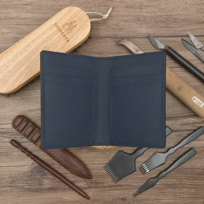 Saffiano Leather | Bifold Medium Wallet | Card Slot, Photo Slot | 十字紋牛皮系列 | 兩摺中銀包 | 卡位，相位款式