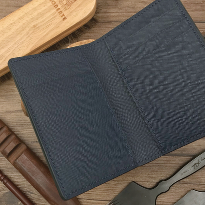 Saffiano Leather | Bifold Medium Wallet | Card Slot, Photo Slot | 十字紋牛皮系列 | 兩摺中銀包 | 卡位，相位款式