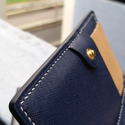 Saffiano Leather | Bifold Medium Wallet | Card Slot, Photo Slot | 十字紋牛皮系列 | 兩摺中銀包 | 卡位，相位款式