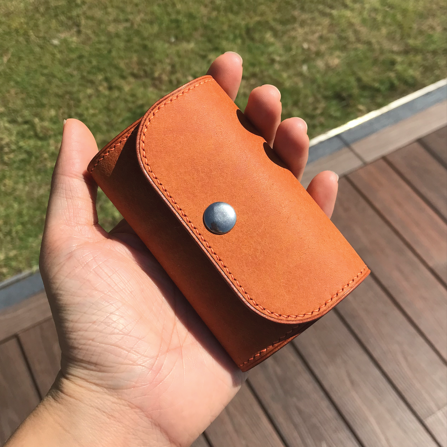 Pueblo Leather | Tri-fold Keyholder | 磨砂牛皮系列 | 三摺鎖匙包